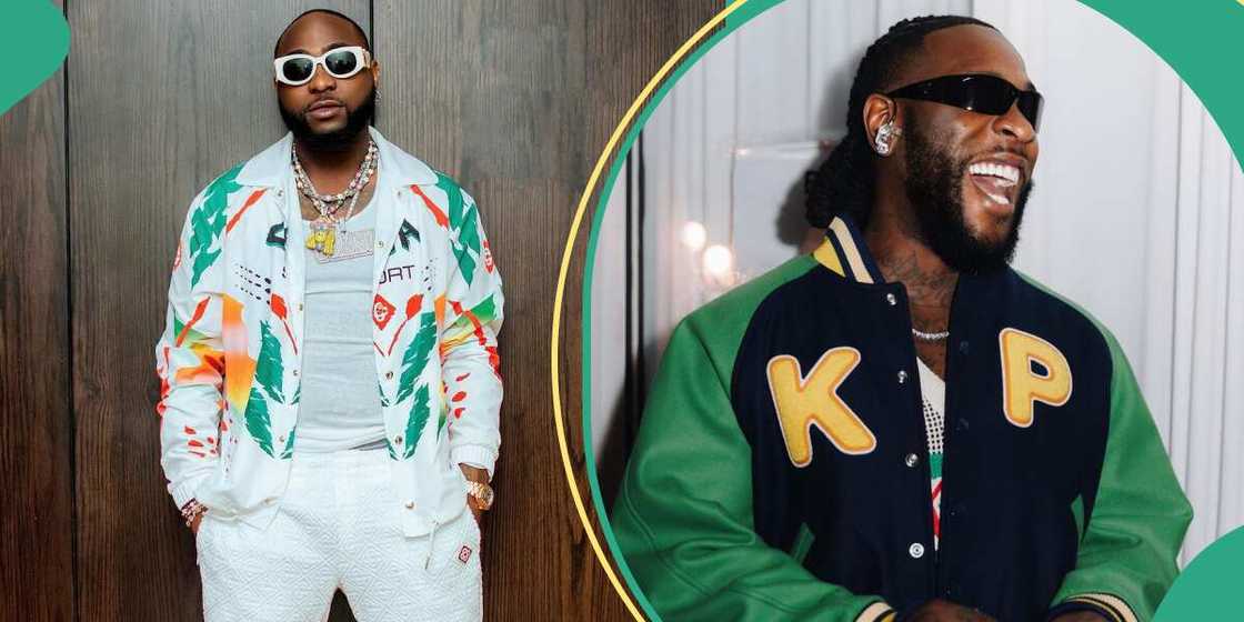 Davido fans dig up old Burna Boy tweets to mock him.