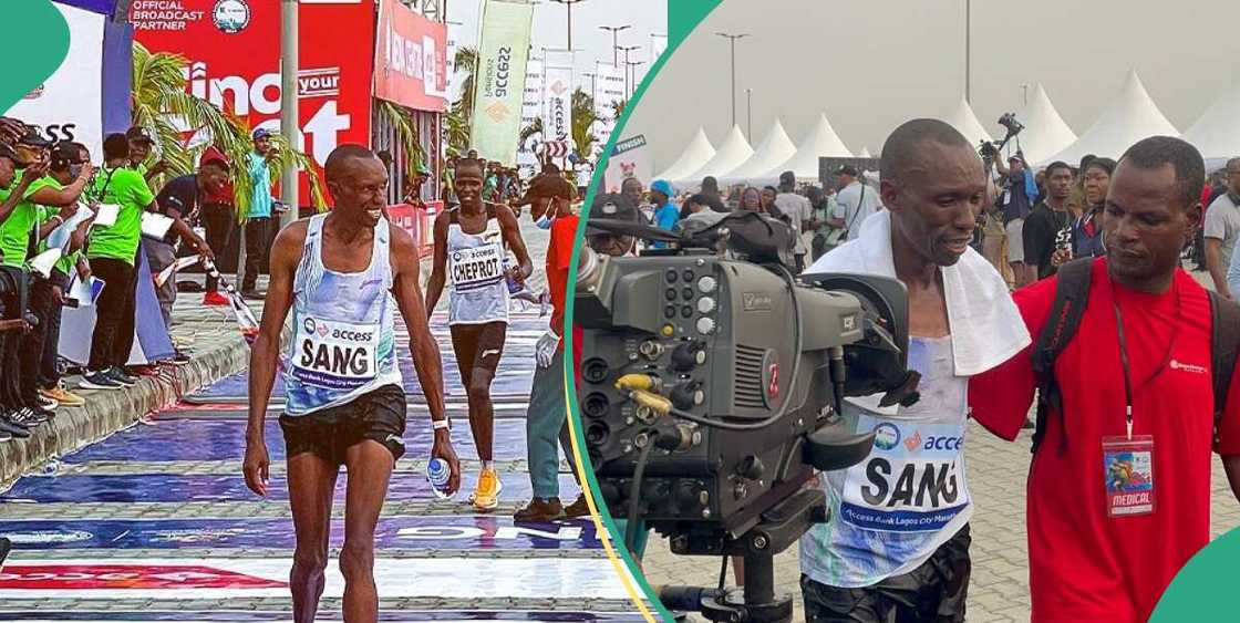 Bernard Sang emerged third in the last edition of the Lagos State Marathon. Bernard Sang emerged third in the last edition of the Lagos State Marathon.
