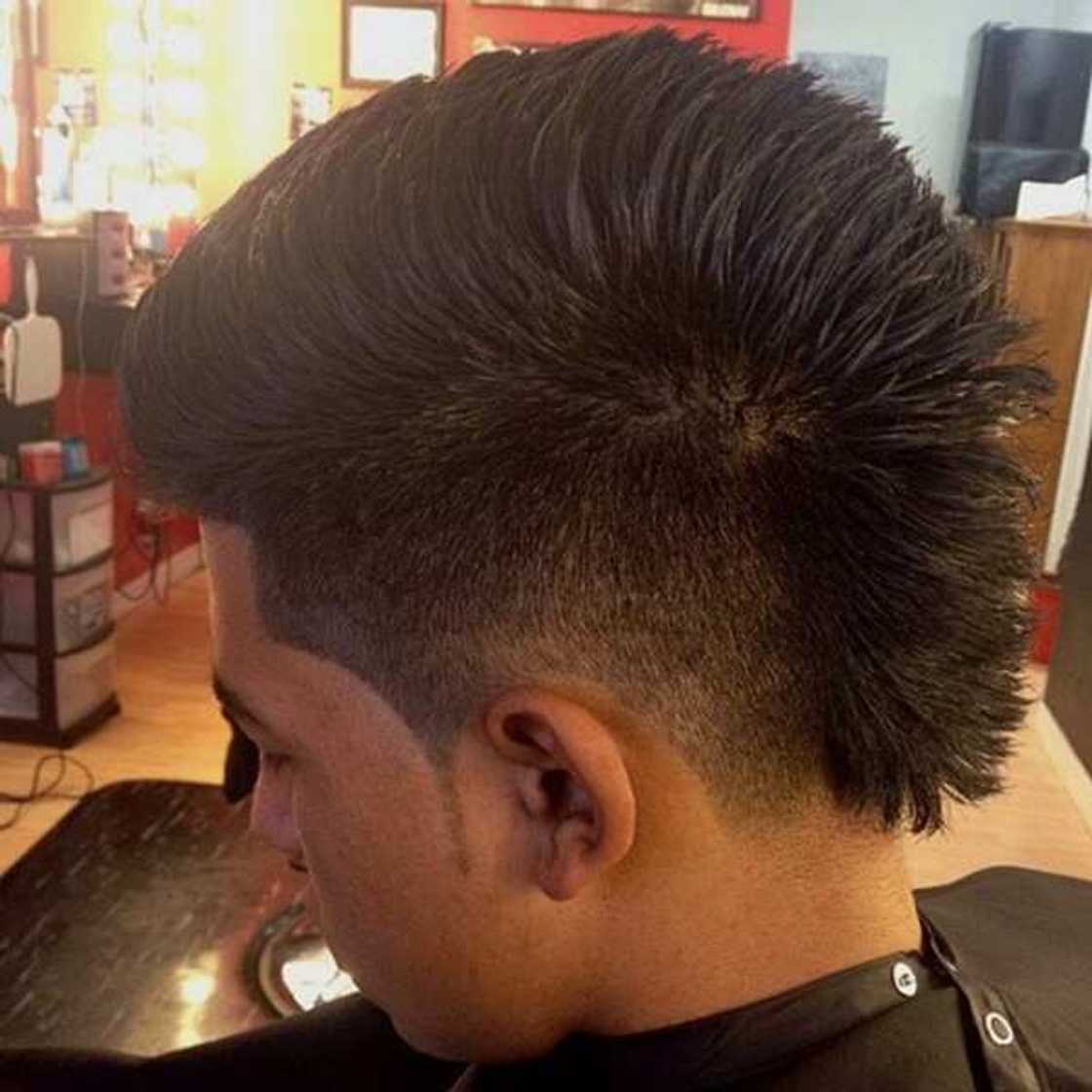 Faded mohawk