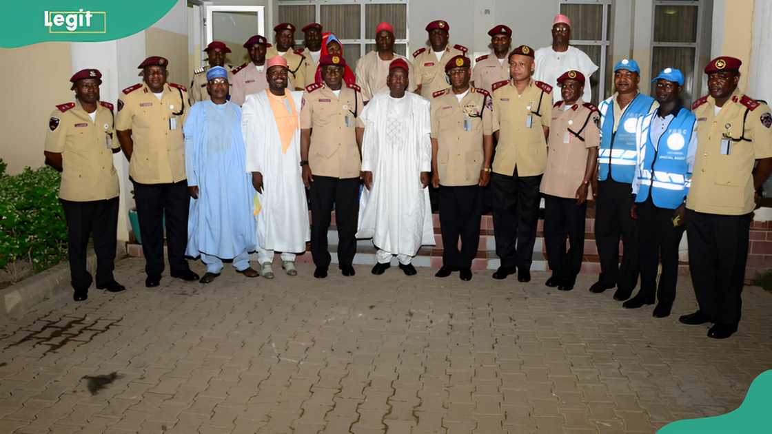 The Federal Road Safety Corps (FRSC) staff The Federal Road Safety Corps (FRSC) staff
