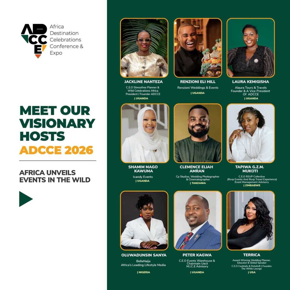 ADCCE 2026 to hold at Speke Resort Munyonyo, Uganda, from March 23–27. ADCCE 2026 to hold at Speke Resort Munyonyo, Uganda, from March 23–27.