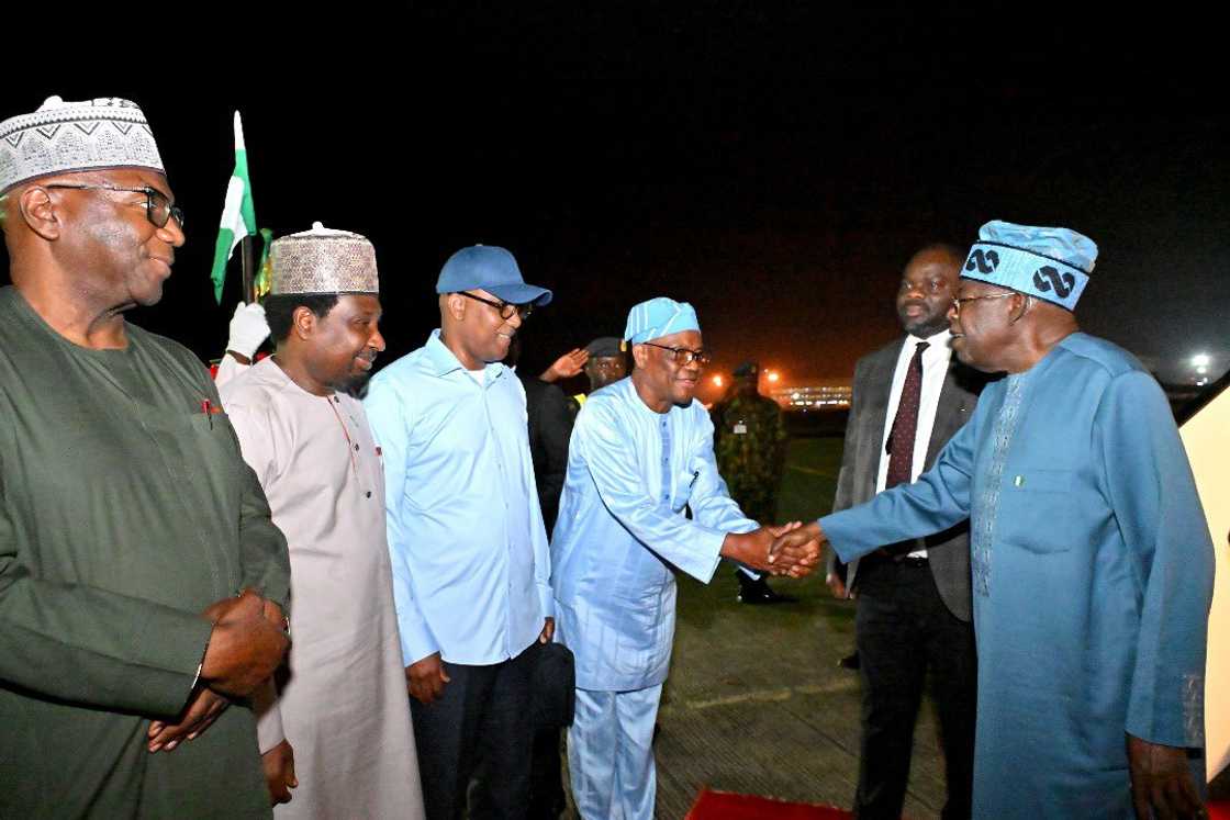 Shugaba Bola Tinubu ya dawo gida Najeriya Shugaba Bola Tinubu ya dawo gida Najeriya