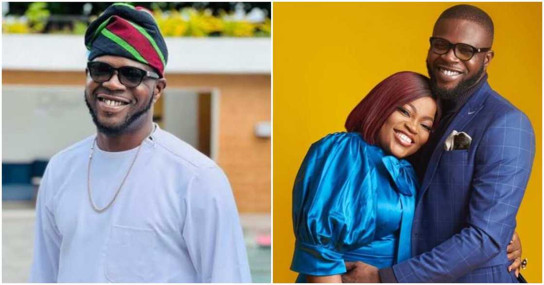 Photos of Funke Akindele and JJC Skilla