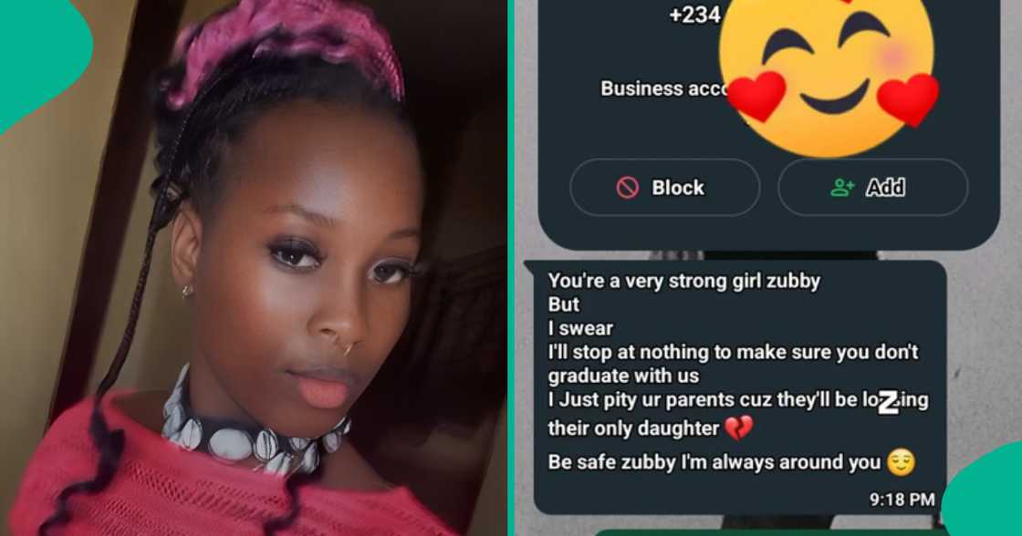 IMSU student trends after posting threat someone sent her on WhatsApp