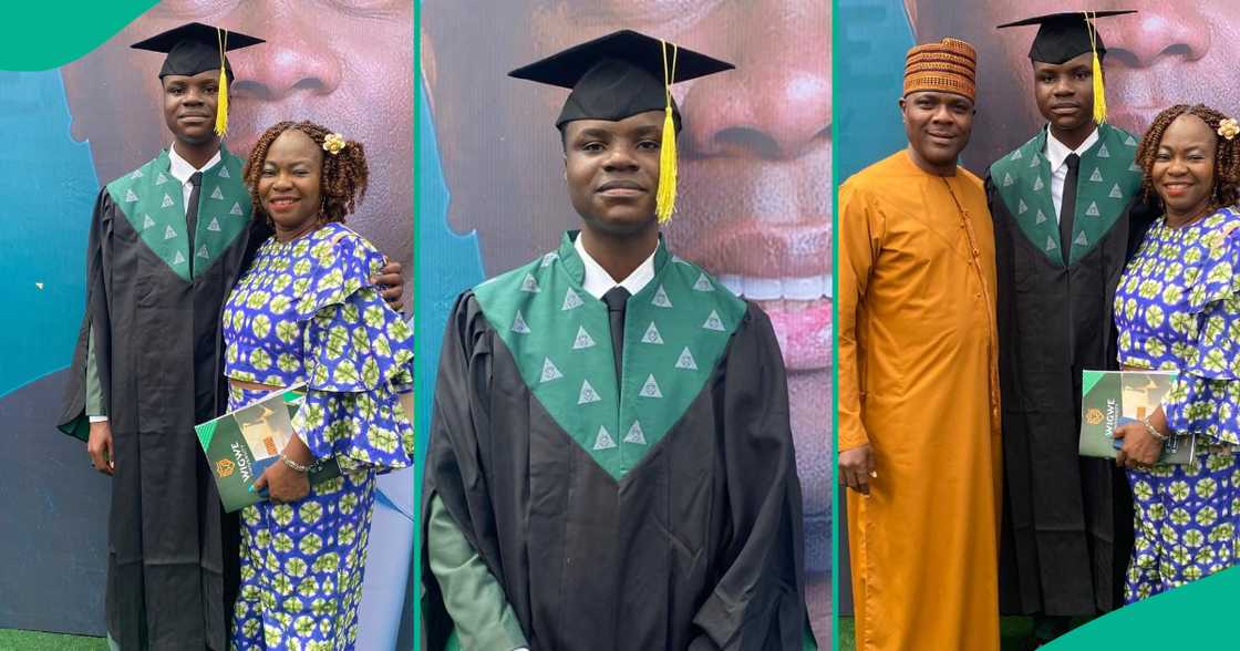 Mum of Wigwe University Student Shares Matriculation Photos, Celebrates with Her Son