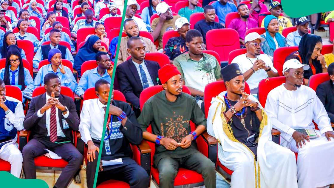 Prince Abubakar Audu University students and staff attending an official function Prince Abubakar Audu University students and staff attending an official function