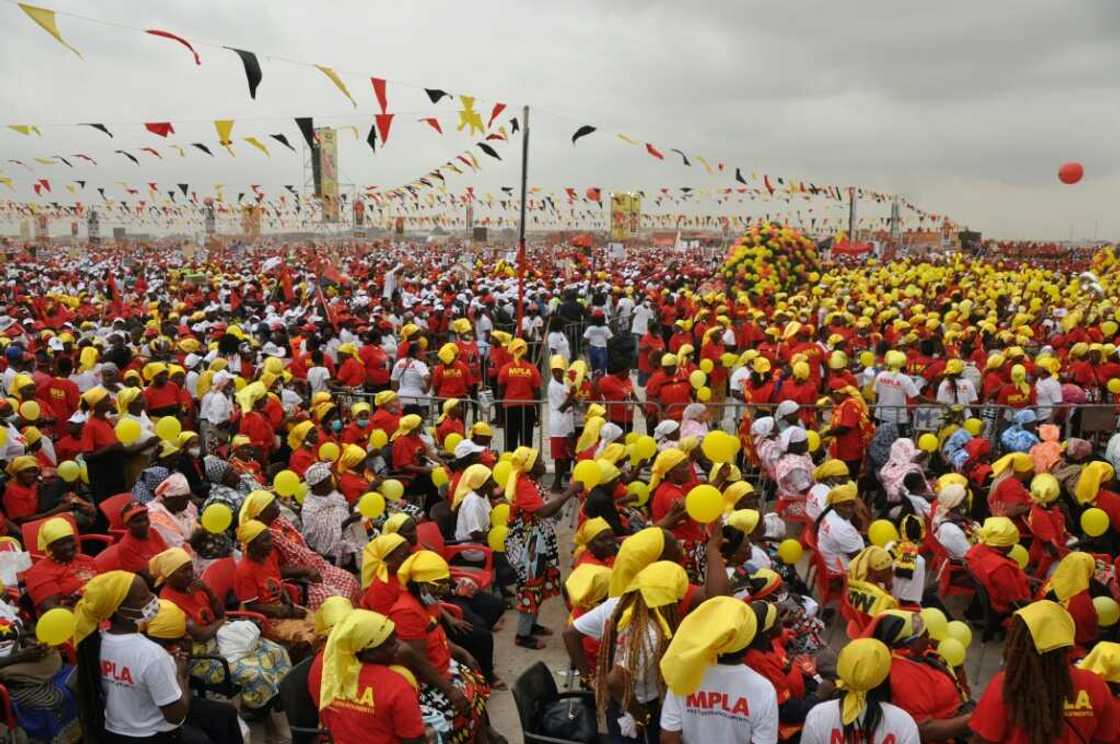 Young people aged 10-24 make up 33 percent of Angola's population Young people aged 10-24 make up 33 percent of Angola's population