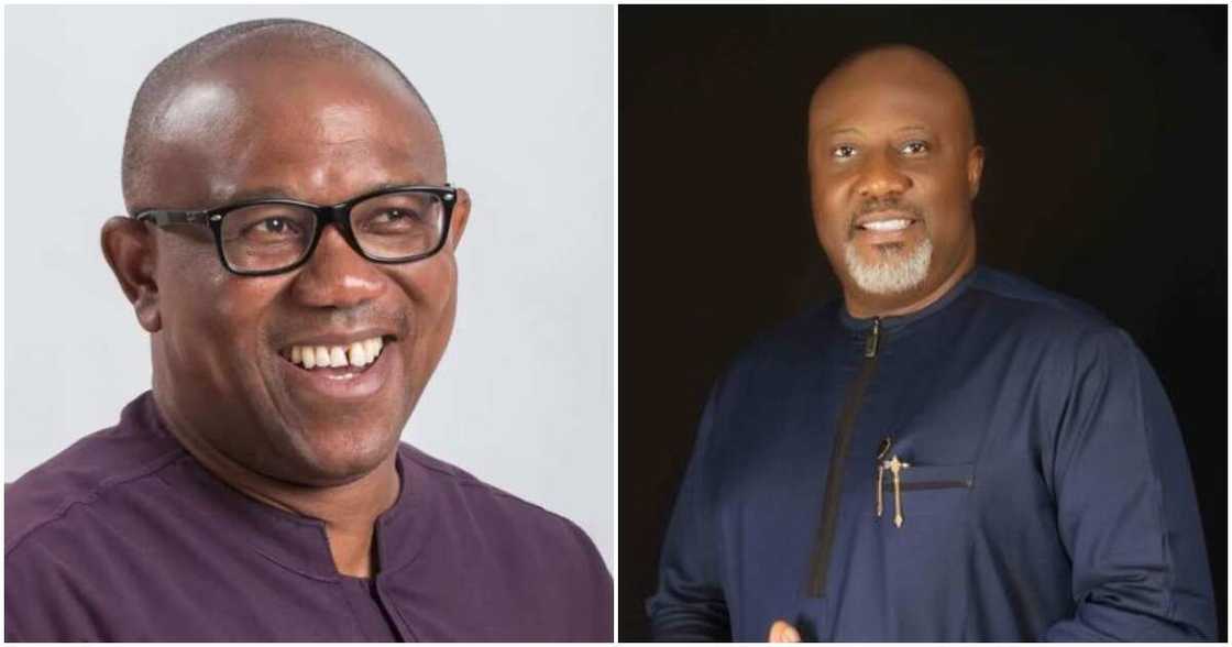 Dino Melaye, Peter Obi, Atiku Abubakar, 2023 election, PDP, Labour Party Dino Melaye, Peter Obi, Atiku Abubakar, 2023 election, PDP, Labour Party