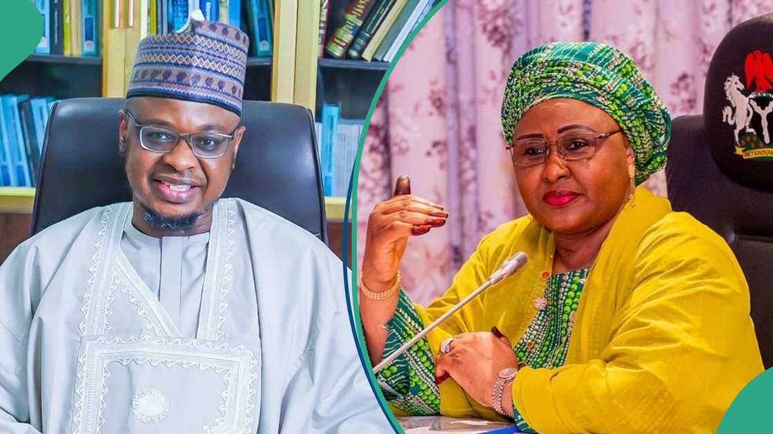Sheikh Isa Ali Pantami da Aisha Buhari Sheikh Isa Ali Pantami da Aisha Buhari