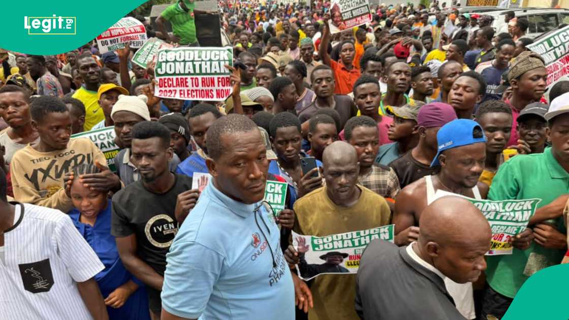Pressure persists on Goodluck Jonathan to contest in the 2027 election. Pressure persists on Goodluck Jonathan to contest in the 2027 election.