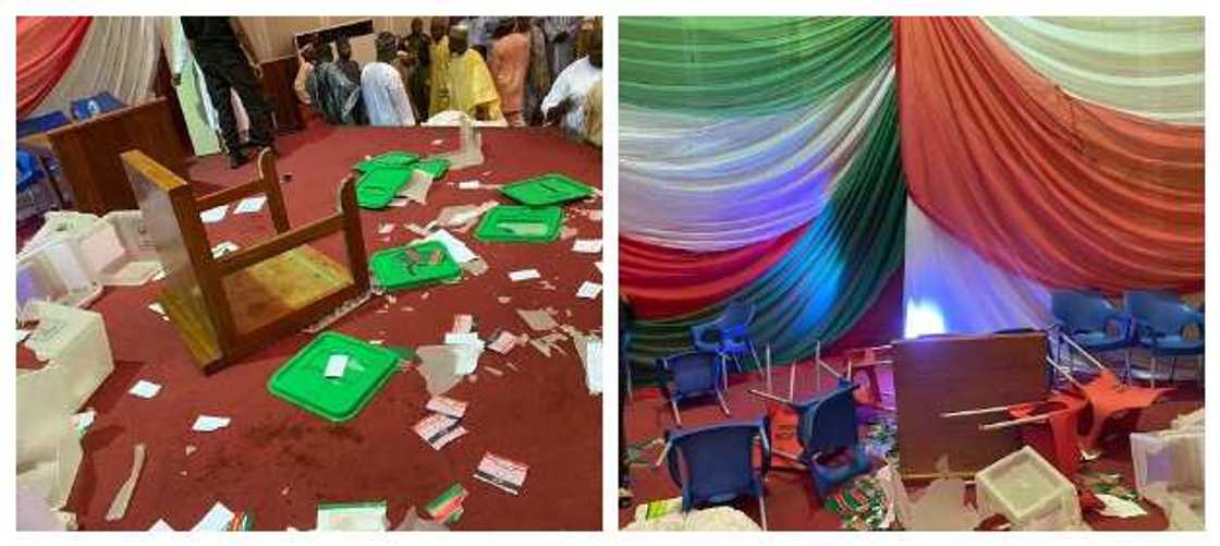 BREAKING: Chaos as thugs steal ballot boxes at PDP zonal congress in northern state