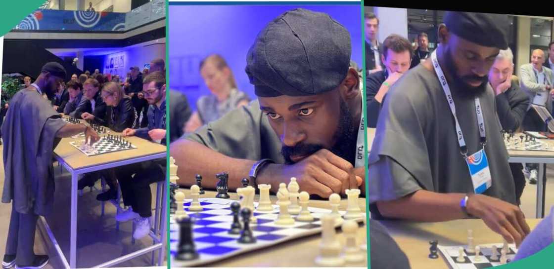 Nigerian chess master, Tunde Onakoya. Nigerian chess master, Tunde Onakoya.