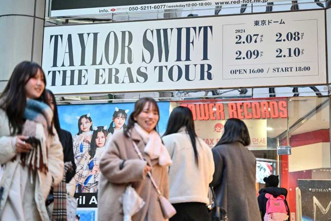 Taylor Swift is playing four nights in Tokyo