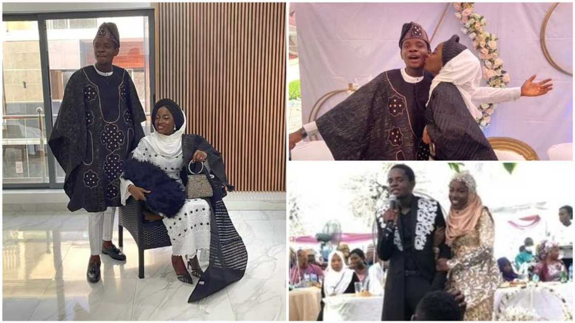 Lady excited after her wedding ceremony, shares photos from event Lady excited after her wedding ceremony, shares photos from event