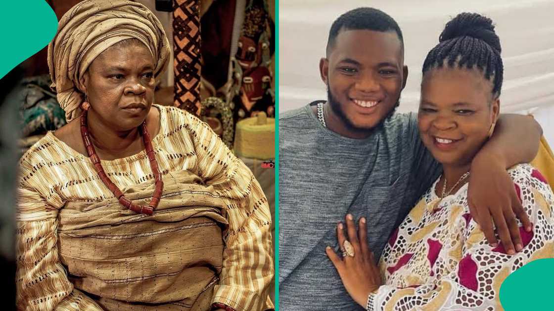 Peju Ogunmola's last birthday message to her late son draws reactions. Peju Ogunmola's last birthday message to her late son draws reactions.