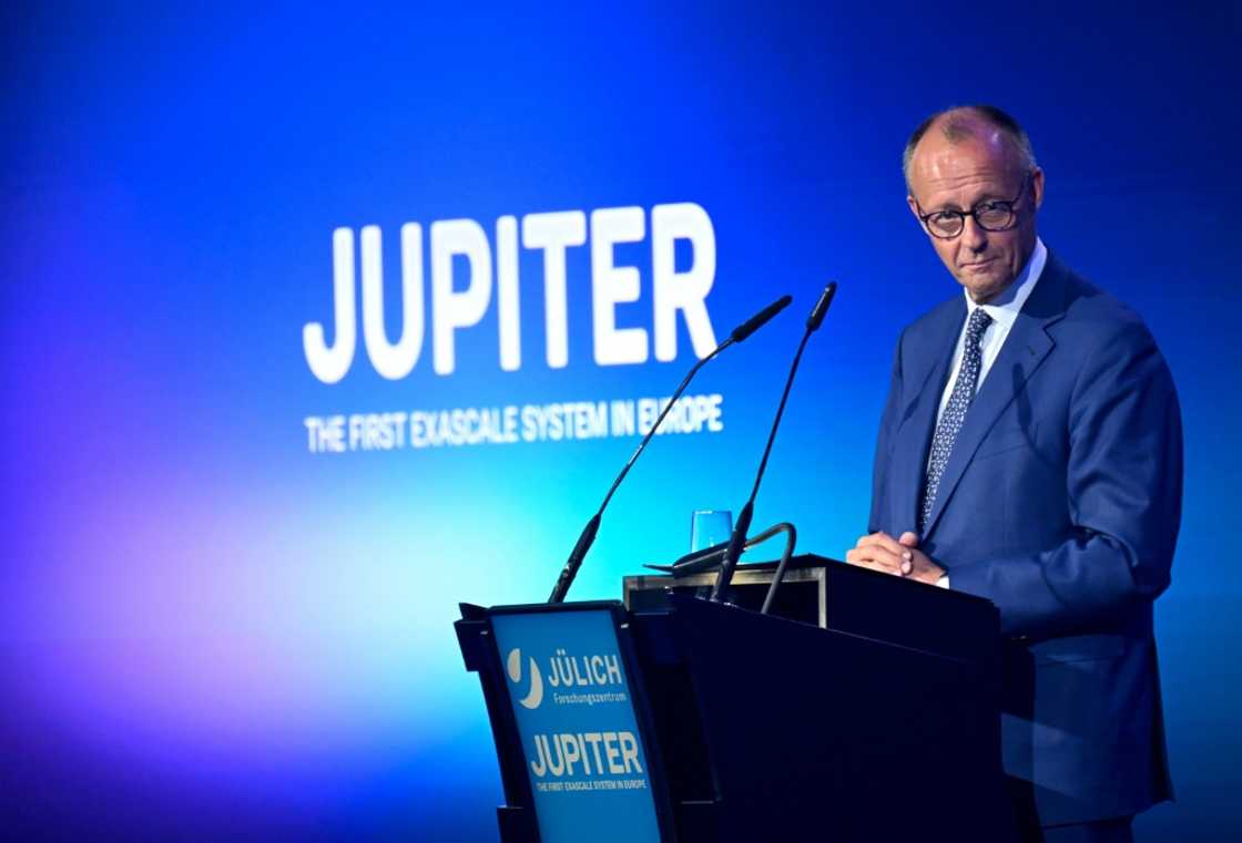 German Chancellor Friedrich Merz inaugurates Europe's fastest supercomputer, Jupiter German Chancellor Friedrich Merz inaugurates Europe's fastest supercomputer, Jupiter