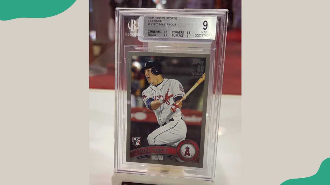 Mike Trout: 2011 Topps Update Platinum