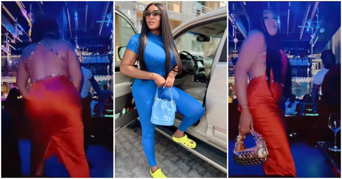 Photo Peggy Ovire in a club Photo Peggy Ovire in a club