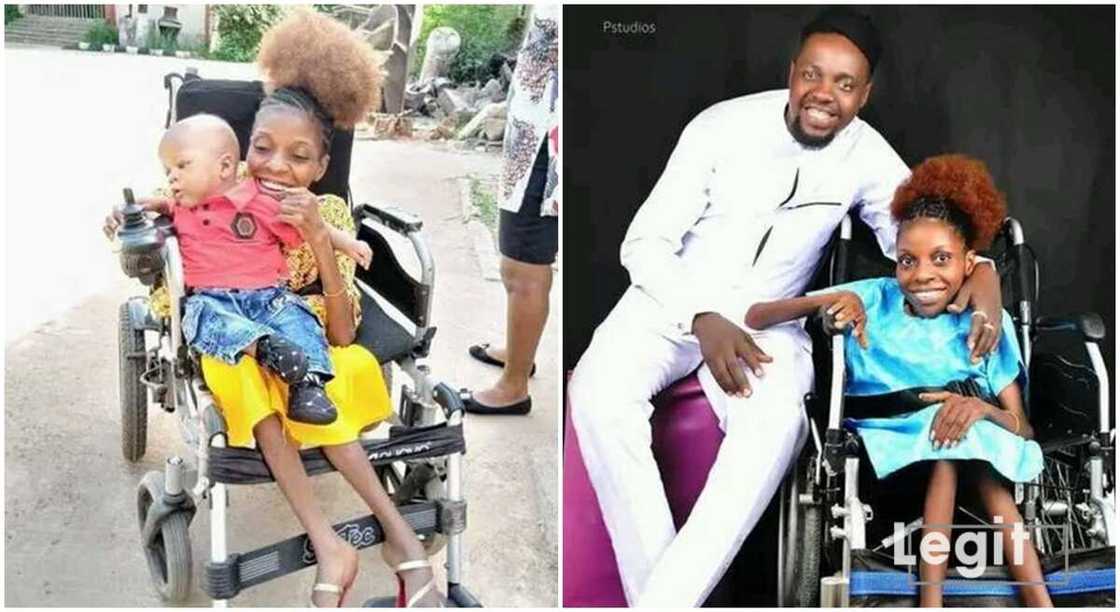 Joy Oliver, a physically challenged mum who is a student of UNIZIK. Joy Oliver, a physically challenged mum who is a student of UNIZIK.