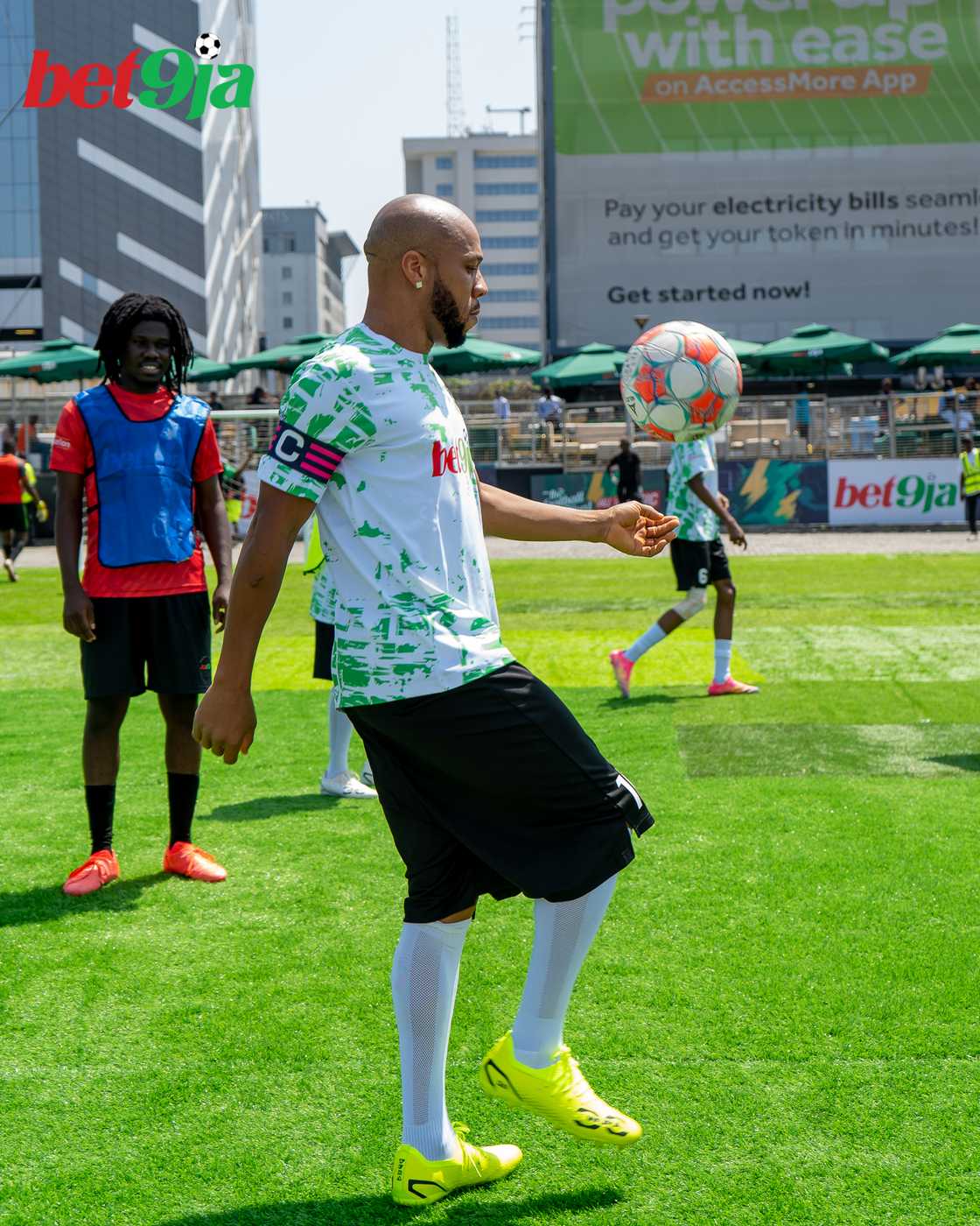 Okocha, Yhemolee, Sheggz, Shank Lead Bet9ja’s Star-Studded 5-A-Side Football Carnival Okocha, Yhemolee, Sheggz, Shank Lead Bet9ja’s Star-Studded 5-A-Side Football Carnival