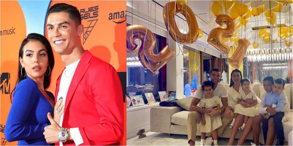 Cristiano Ronaldo's fiancee Georgina posts beautiful family photo on New Year's Day Cristiano Ronaldo's fiancee Georgina posts beautiful family photo on New Year's Day
