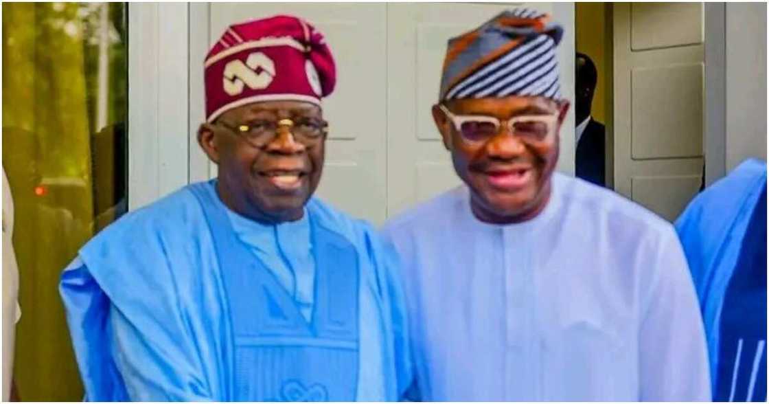 Tinubu da Wike. Tinubu da Wike.