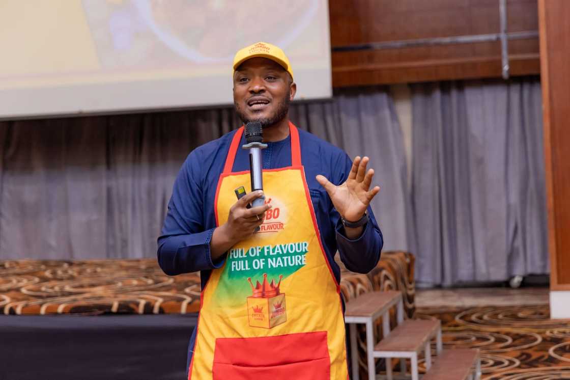 King of Afro Juju Sir Shina Peters wows GB foods distributors at the launch of Jumbo Seasoning Cubes