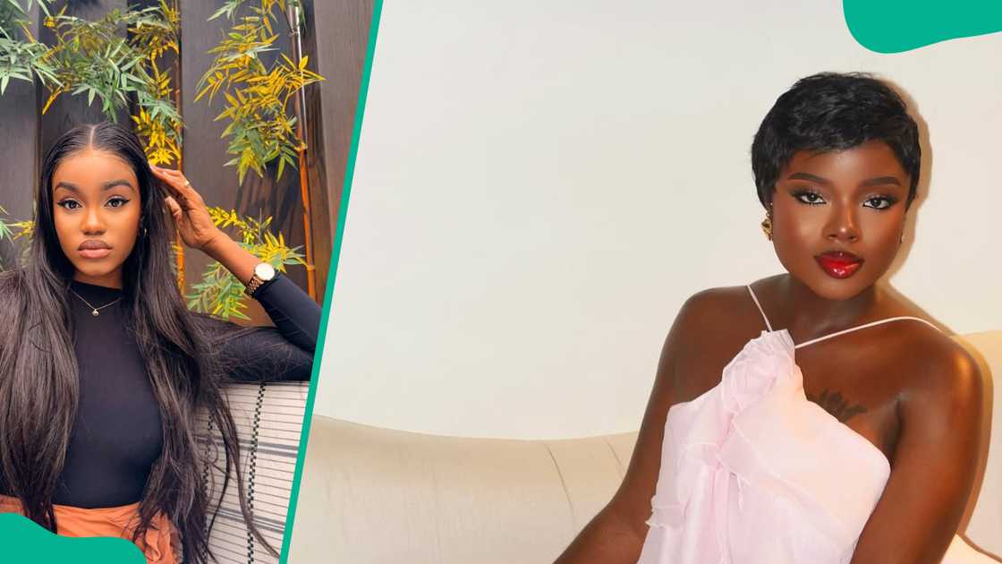 Sabinus ex-wife, Ciana Chapman and his current girlfriend Sweet Pee.