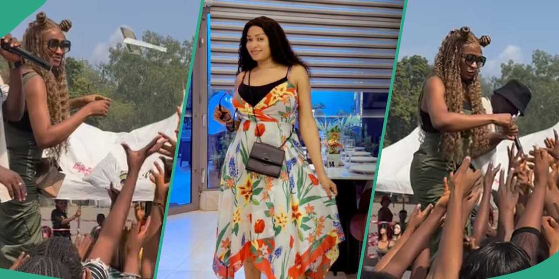 May Edochie sprays money in Enugu May Edochie sprays money in Enugu