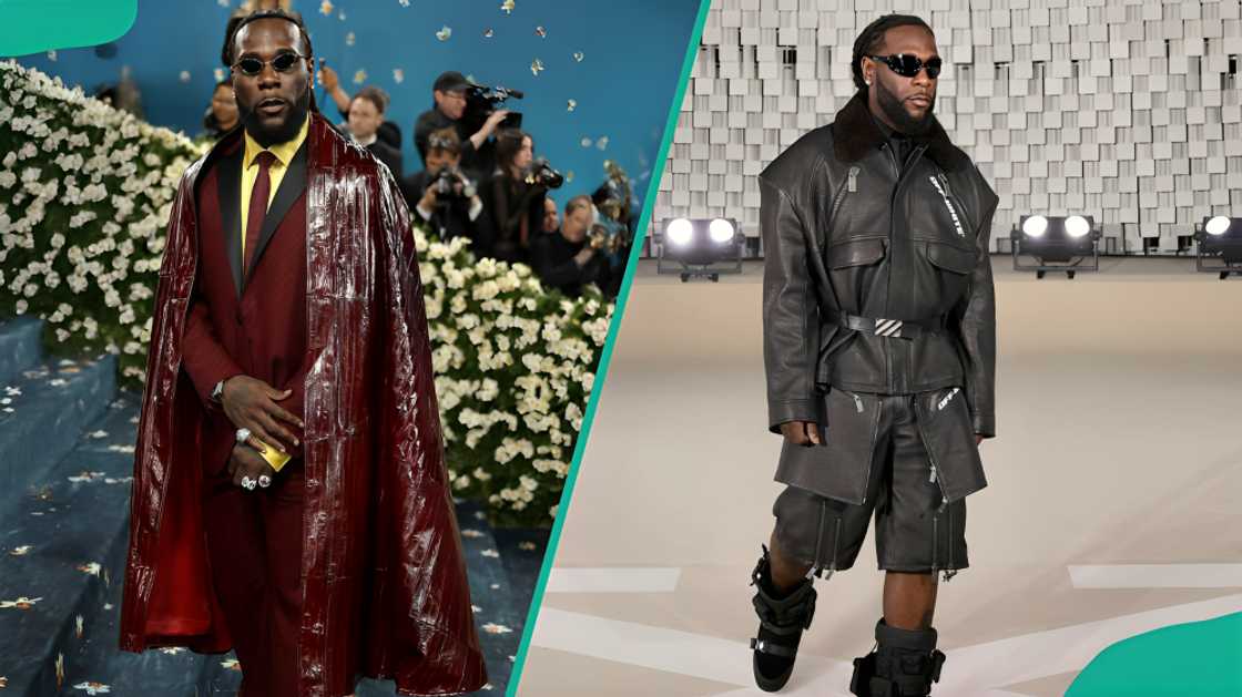 Burna Boy rocking modern fashion Burna Boy rocking modern fashion
