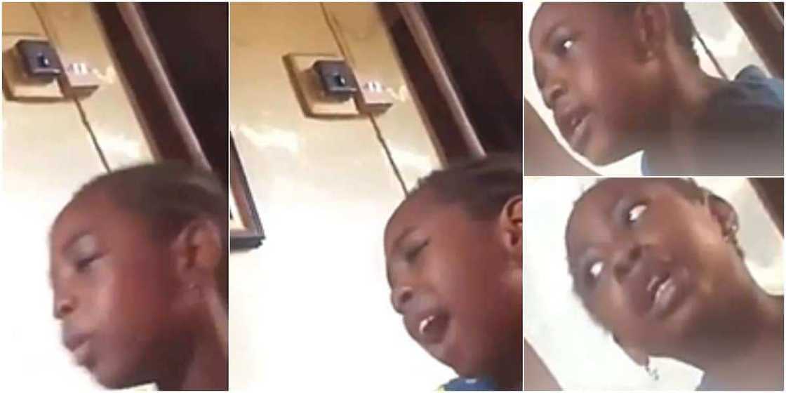 Young girl challenges mum over house chores Young girl challenges mum over house chores