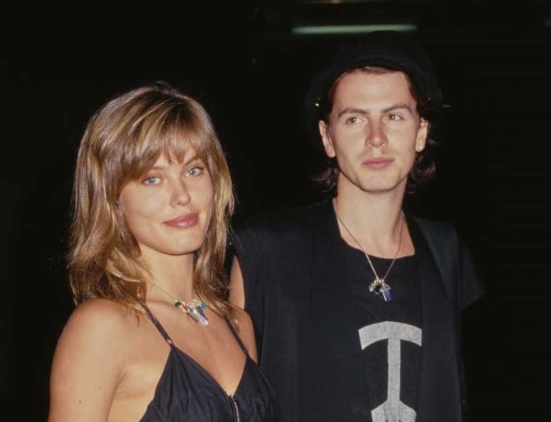 Renee Simonsen (L) and John Taylor at a past event Renee Simonsen (L) and John Taylor at a past event