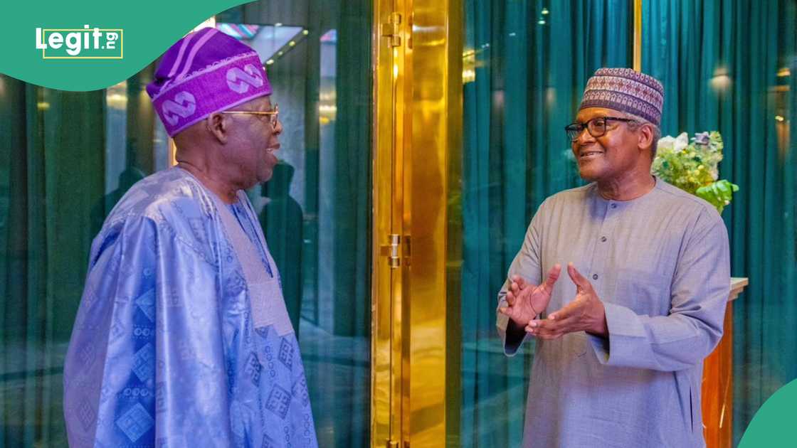 Dangote apologises to Tinubu in trending video, reason emerges Dangote apologises to Tinubu in trending video, reason emerges
