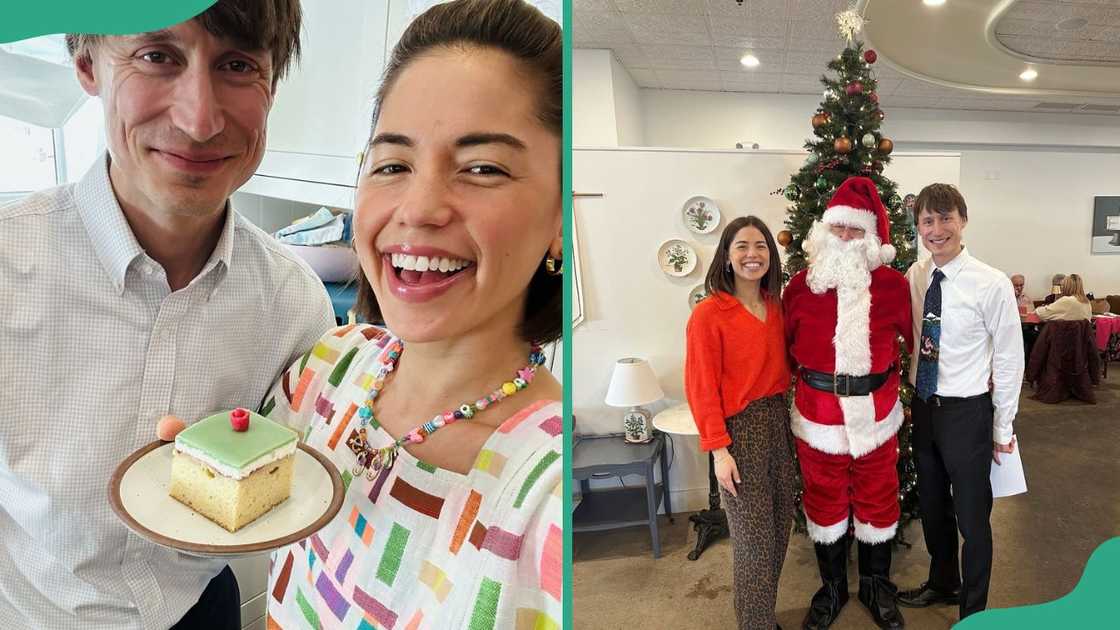 Nick Hagen with his wife, Molly Yeh Nick Hagen with his wife, Molly Yeh