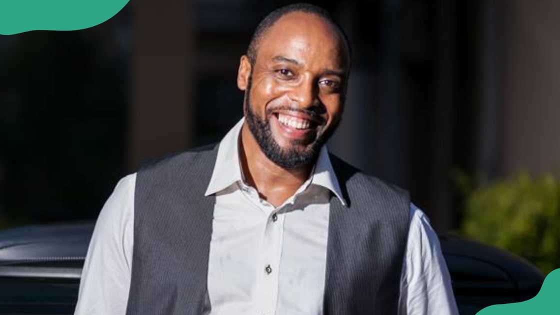 Kalu Ikeagwu smiles for the camera