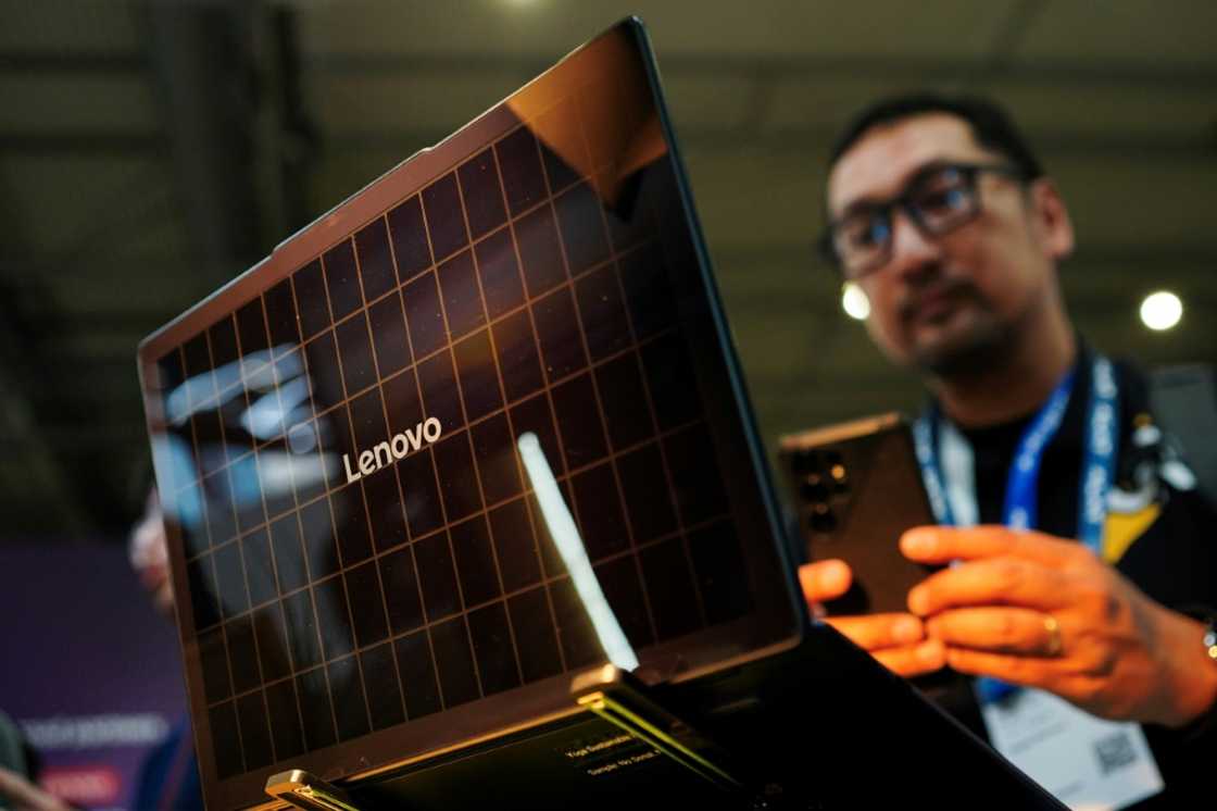 Lenovo said 20 minutes of solar charging could power up to an hour of laptop use