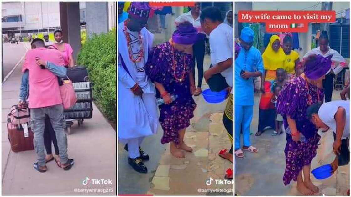 Bidiyon yadda matashi ya angwance da amaryarsa baturiya a wani kayataccen biki bayan ta biyo shi Najeriya Bidiyon yadda matashi ya angwance da amaryarsa baturiya a wani kayataccen biki bayan ta biyo shi Najeriya