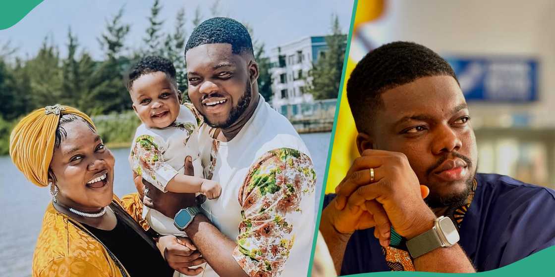 Cute Abiola reveals what wife has done. Cute Abiola reveals what wife has done.