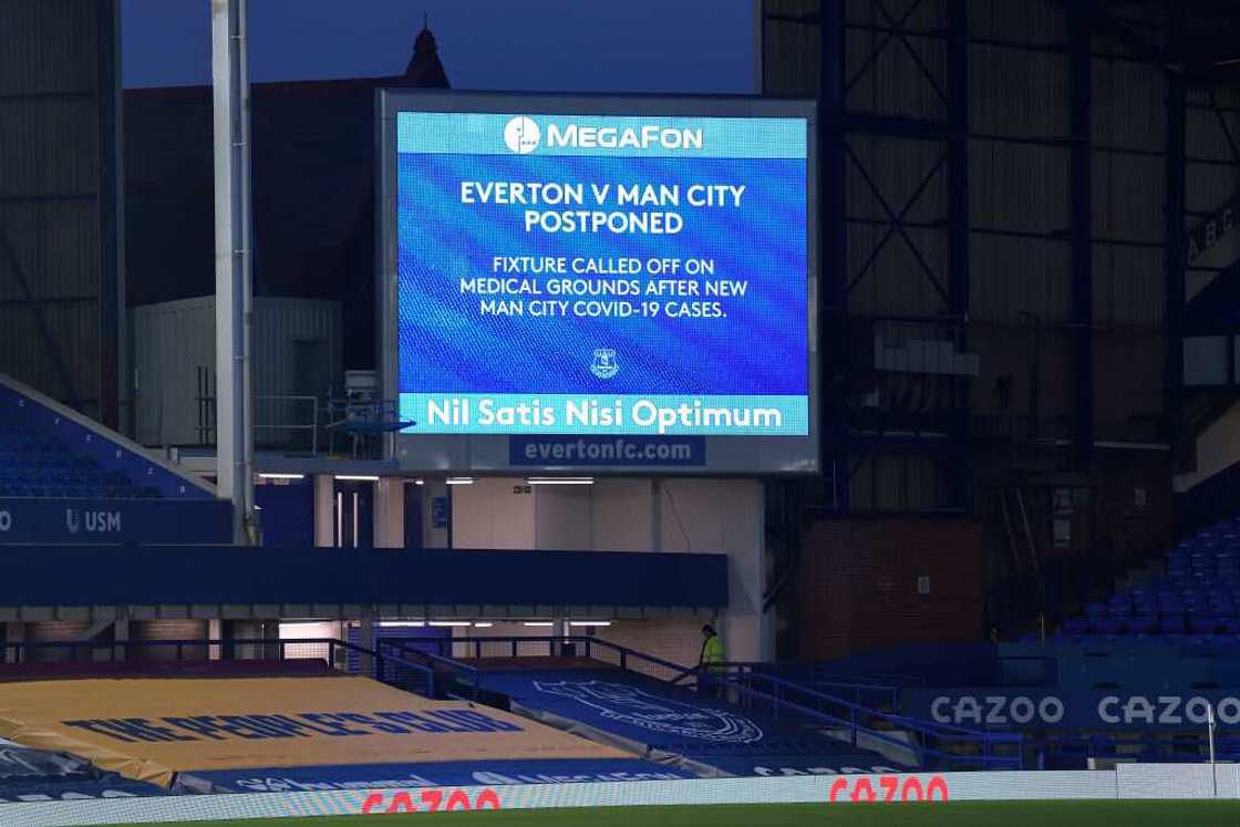 Everton vs Manchester City: Premier League game postponed after COVID-19 outbreak