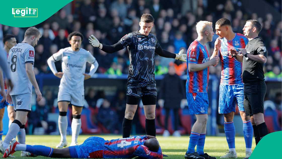 Jean-Phillipe Mateta, FA Cup, Crystal Palace, Millwall, Selhurst Park, London, England. Jean-Phillipe Mateta, FA Cup, Crystal Palace, Millwall, Selhurst Park, London, England.
