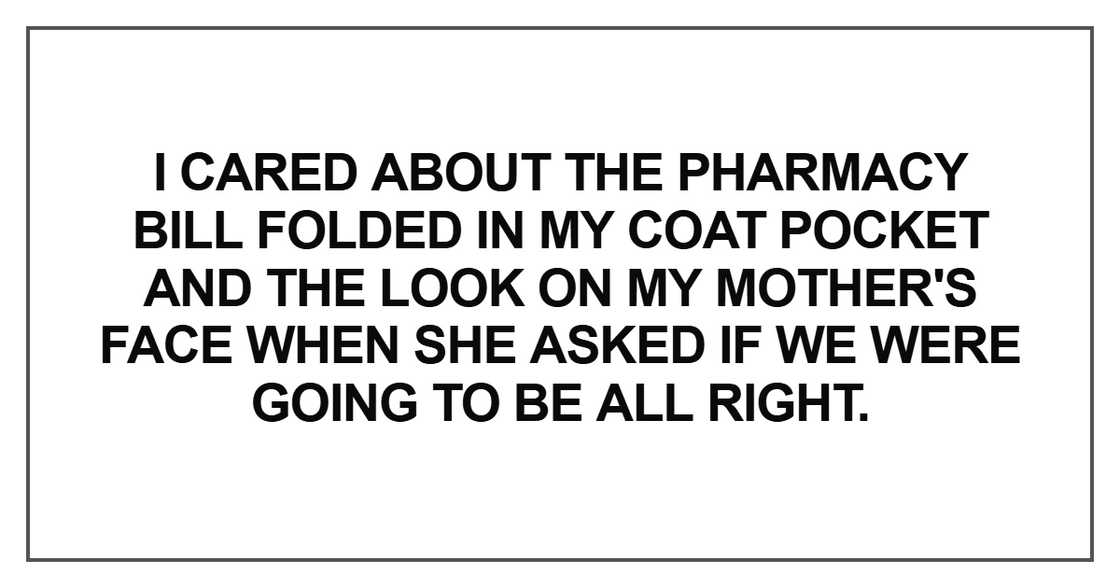 I cared about the pharmacy I cared about the pharmacy