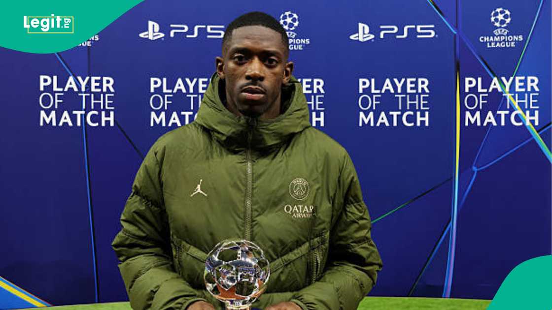 Ousmane Dembele, PSG, UEFA, UCL, Aston Villa Ousmane Dembele, PSG, UEFA, UCL, Aston Villa