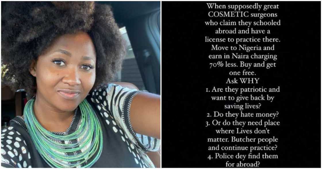 Mary Njoku reacts to surgery trend Mary Njoku reacts to surgery trend