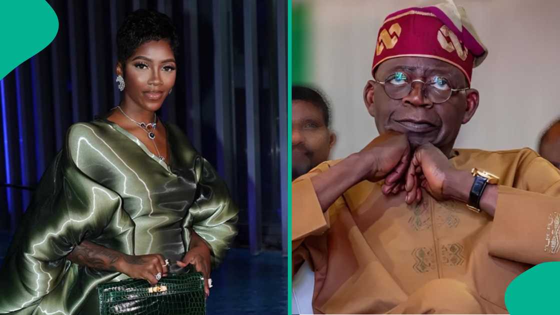 Tiwa Savage shares a unique feature about her temporary house close to President Bola Tinubu's home. Tiwa Savage shares a unique feature about her temporary house close to President Bola Tinubu's home.
