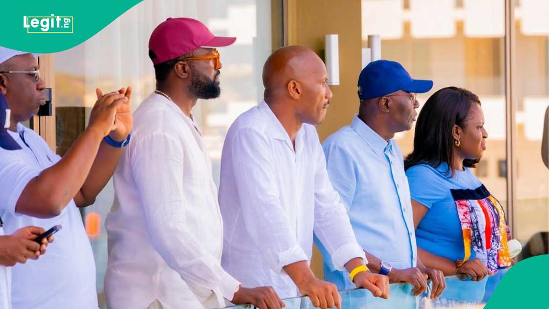 Didier Drogba, Babajide Sanwo-Olu, E1 World Championship, Monaco, France Didier Drogba, Babajide Sanwo-Olu, E1 World Championship, Monaco, France