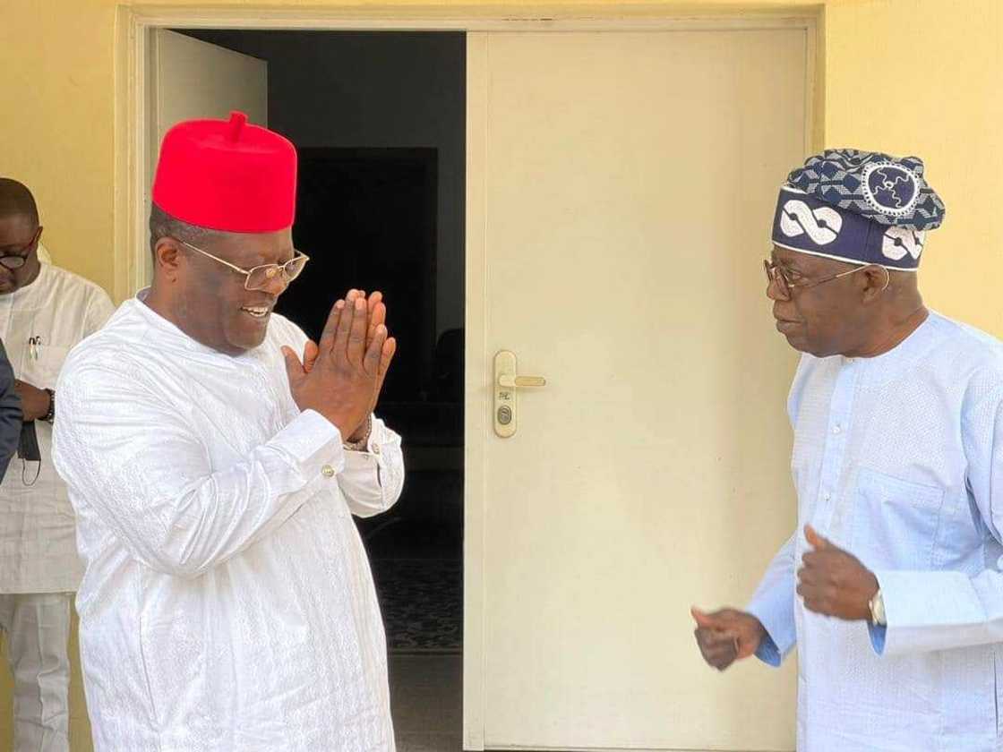 Gwamna Umahi da Bola Tinubu Gwamna Umahi da Bola Tinubu