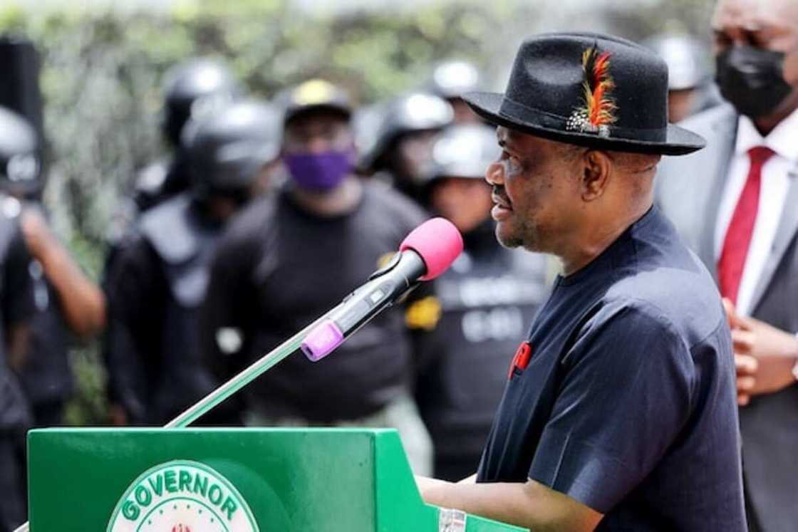 Governor Wike speaking in Rivers Governor Wike speaking in Rivers
