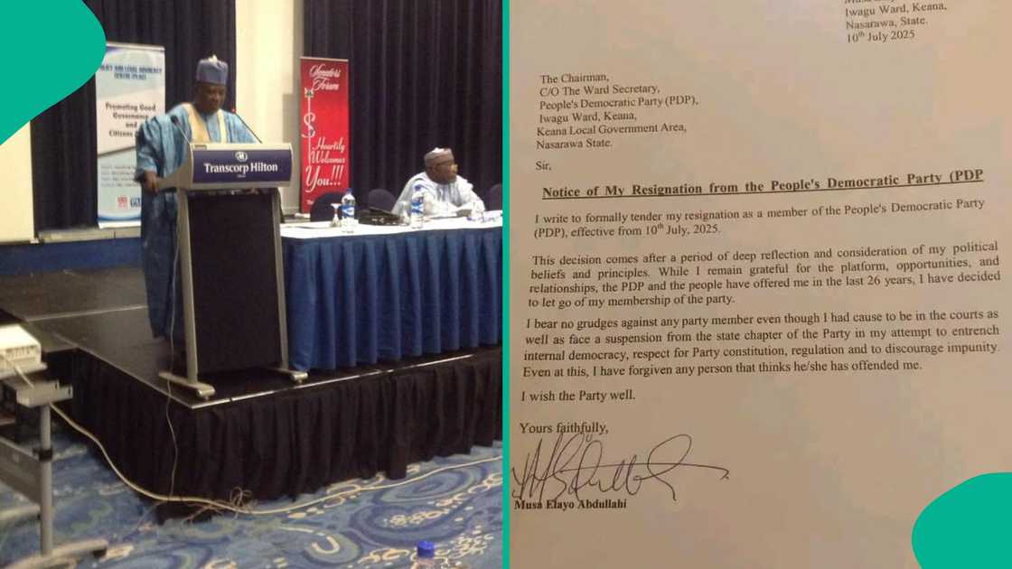 Tsohon ministan shari'a, Musa Elayo Abdullahi ya yi murabus daga PDP, ya koma jam'iyyar ADC