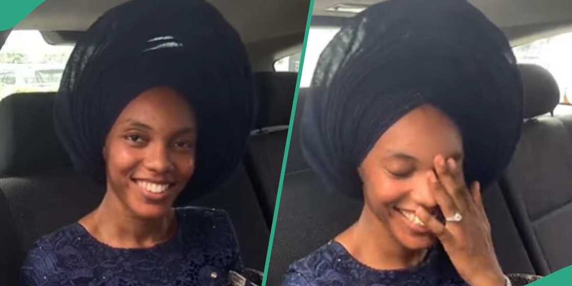 Bride rocks her bare face Bride rocks her bare face