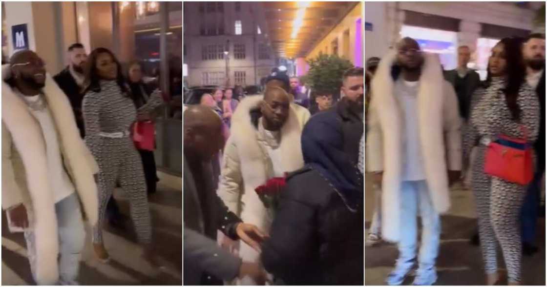 Davido and Chioma in London Davido and Chioma in London